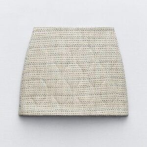 Zara Cream Mini Skirt
